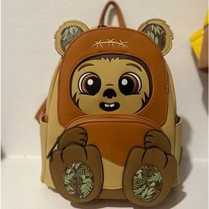 Loungefly Star Wars Wicket Footsie Cosplay Mini Backpack